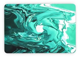 image-Bright Trendy Green Color Swirled - MacBook Pro with Retina Display