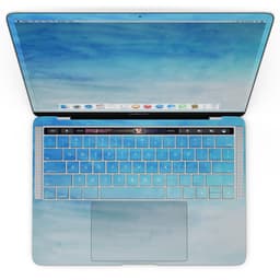 image-Blotted Blues Absorbed Watercolor Texture - MacBook Pro with Touch Bar