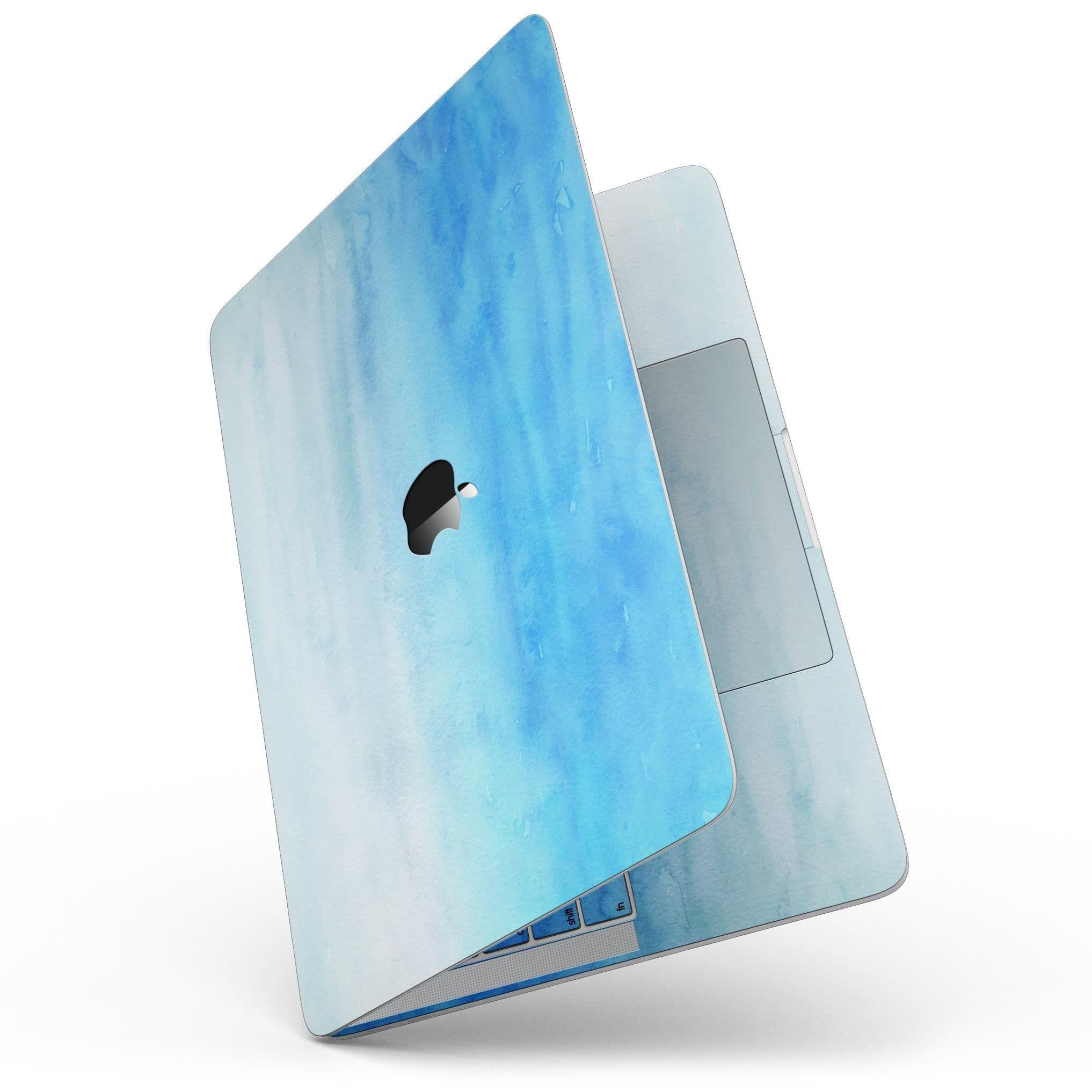 image-Blotted Blues Absorbed Watercolor Texture - MacBook Pro with Touch Bar
