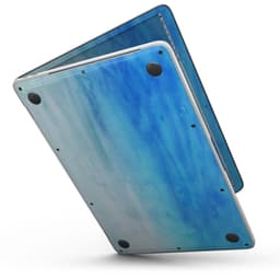 image-Blotted Blues Absorbed Watercolor Texture - MacBook Pro with Touch Bar