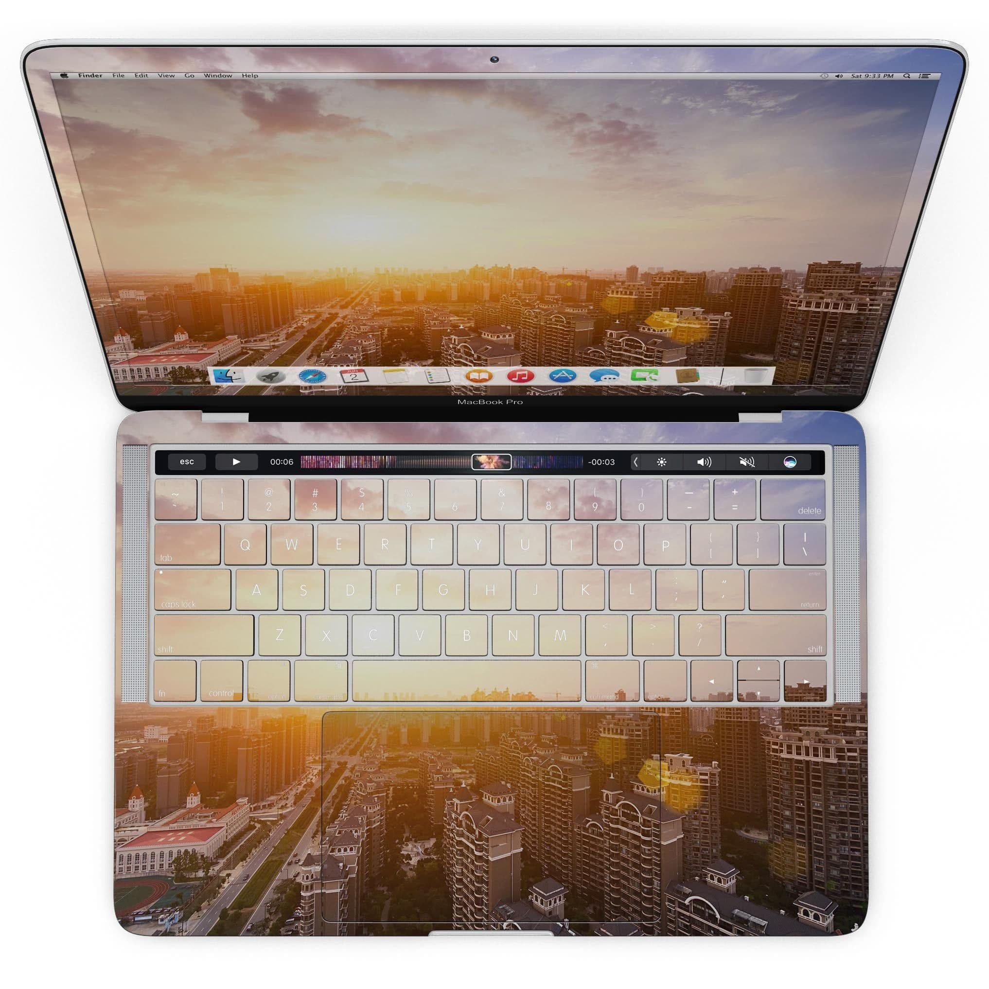 image-Cityscape at Sunset - MacBook Pro with Touch Bar Skin Kit