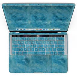 image-Blue Watercolor Polka Dots - MacBook Pro with Touch Bar Skin Kit