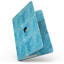 image-Blue Watercolor Polka Dots - MacBook Pro with Touch Bar Skin Kit