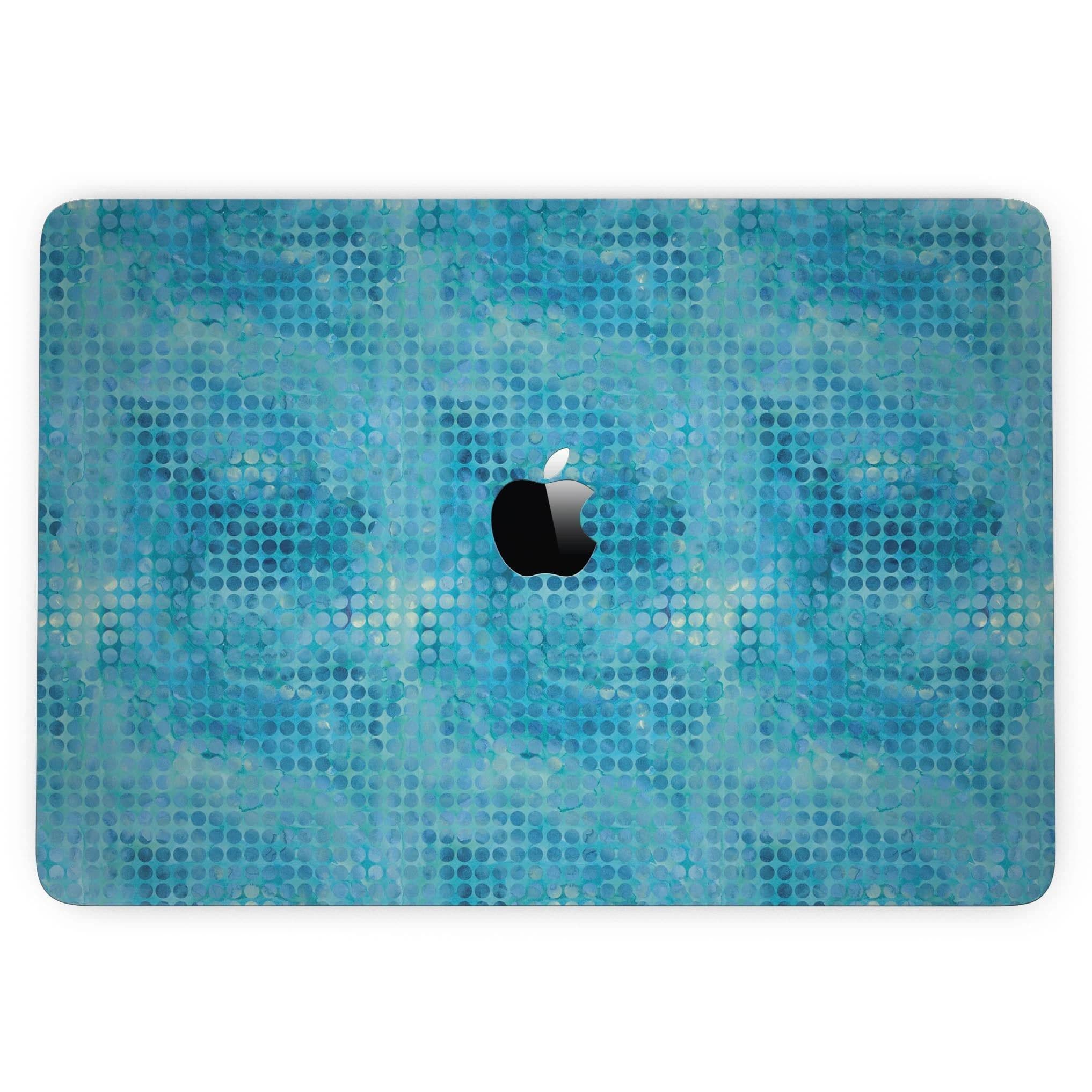 image-Blue Watercolor Polka Dots - MacBook Pro with Touch Bar Skin Kit