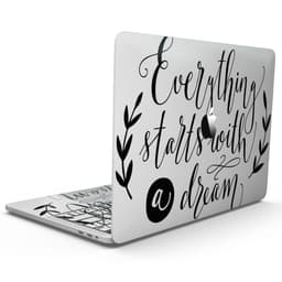 image-Black Everything Starts with a Dream - MacBook Pro with Touch Bar Skin