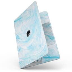 image-Blue Textured Marble - MacBook Pro with Touch Bar Skin Kit