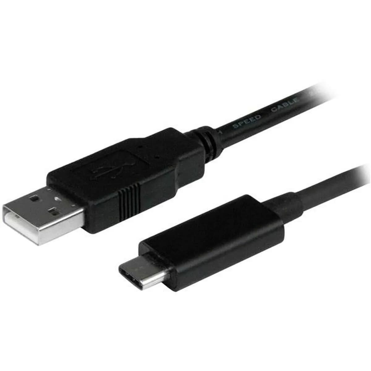 image-USB A to USB C Cable Startech USB2AC1M USB C Black