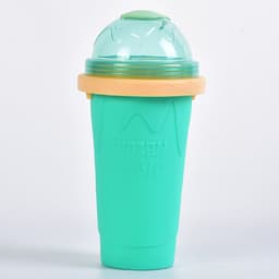 image-Silicone Pinch Cup - Blue 500ml Smoothie
