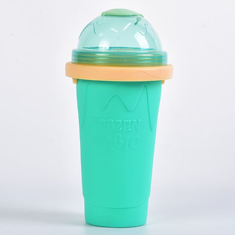image-Silicone Pinch Cup - Blue 500ml Smoothie