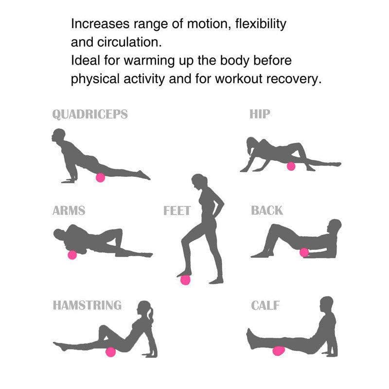 image-Langya vibration massage roller auxiliary vibration foam roller fitness muscle relaxer floating electric yoga column