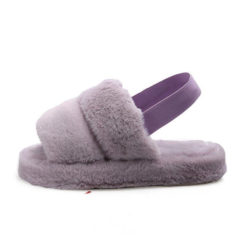 image-Summer women's wool slippers foreign trade new 2020 wool and wool slippers women's hot style fashion thick bottom non-slip warm cotton sandals and slippers