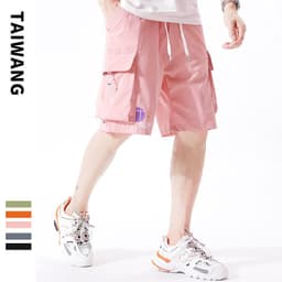 image-King of Thailand Cargo Shorts - Pink 4XL