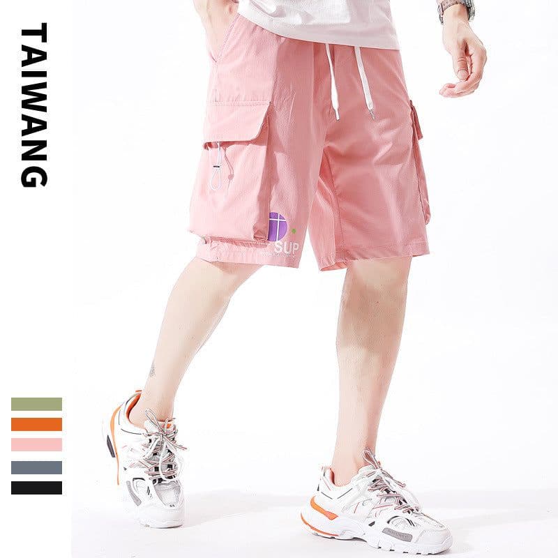 image-King of Thailand Cargo Shorts - Pink 4XL