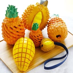 image-Funny Fruits Shape Dog Toy Pet Teeth Clean Molar Teeth Chew Bite Pet Toys Pets Products Gift