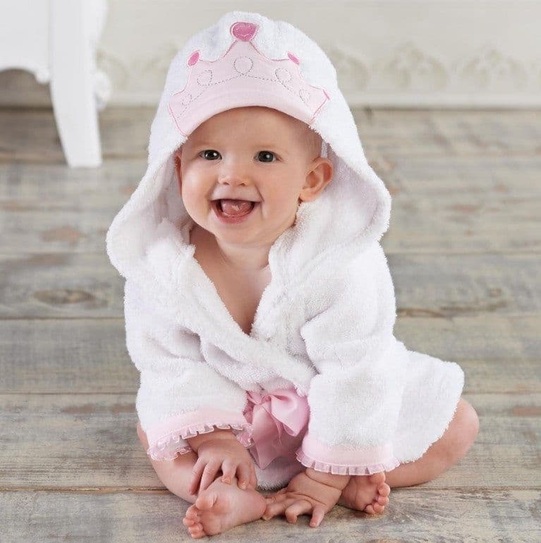 image-Children's Hooded Absorbent Animal-shaped Bathrobe