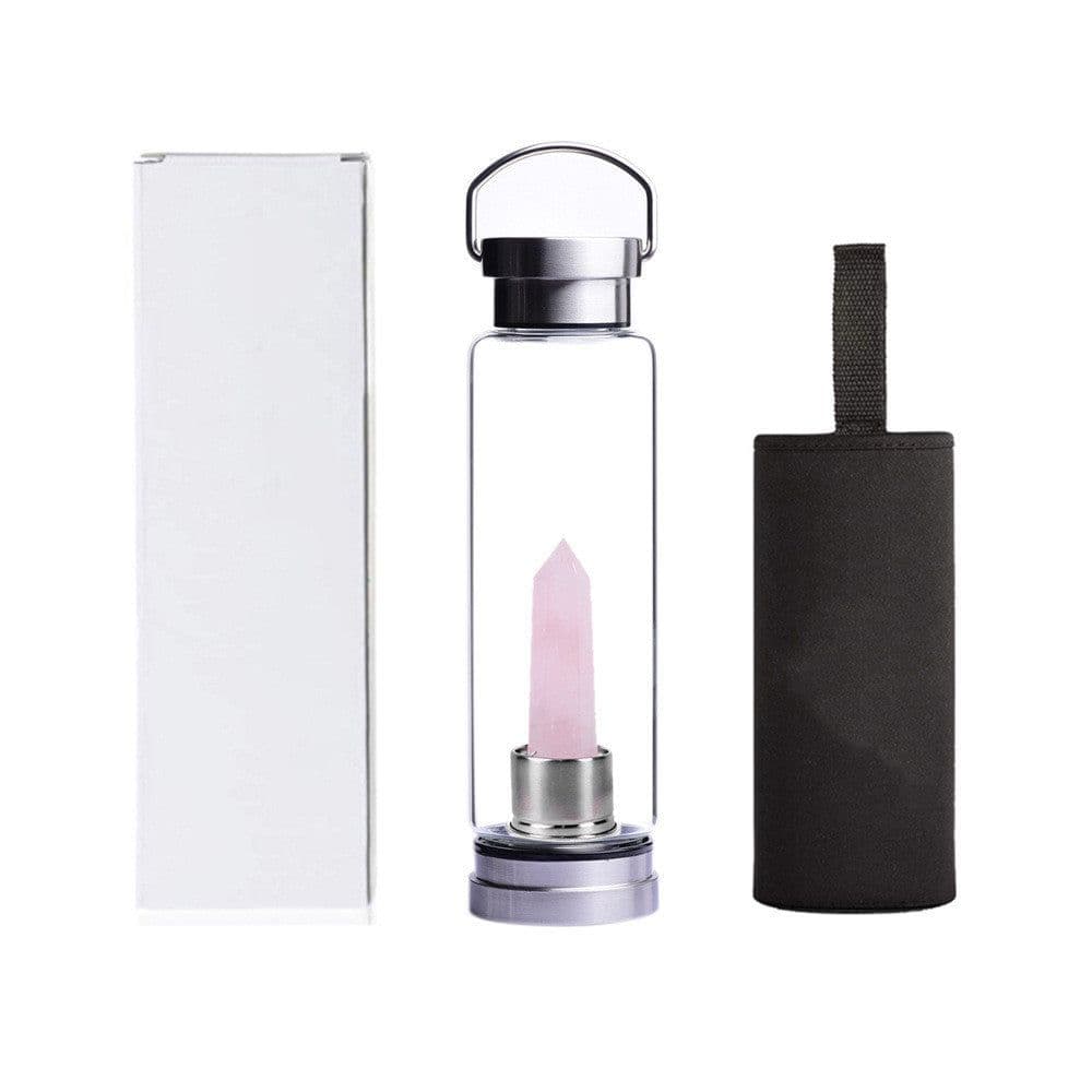 image-Energy Stone Water Bottle Glass Sports Water Cup Kettle