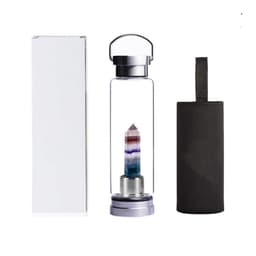 image-Energy Stone Water Bottle Glass Sports Water Cup Kettle