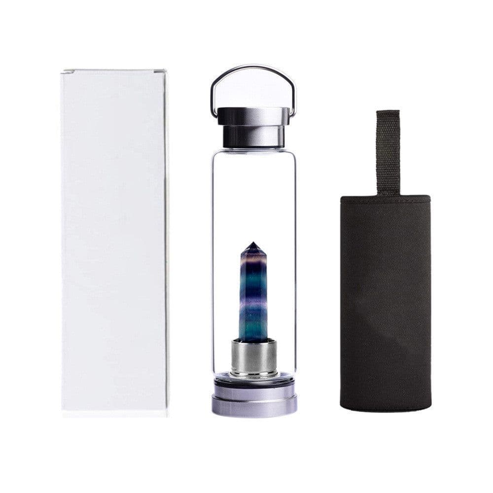 image-Energy Stone Water Bottle Glass Sports Water Cup Kettle