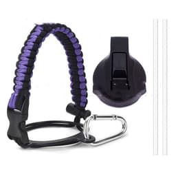 image-Woven Water Cup With Cup Handle, Outdoor Cup With Handle And Rope Set