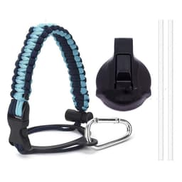 image-Woven Water Cup With Cup Handle, Outdoor Cup With Handle And Rope Set