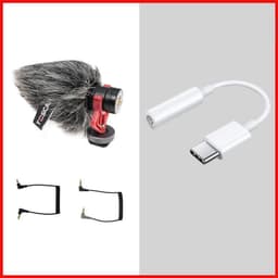 image-Compatible with Apple , Mobile Phone Computer USB Little Bee VLOG Dubbing Radio Microphone