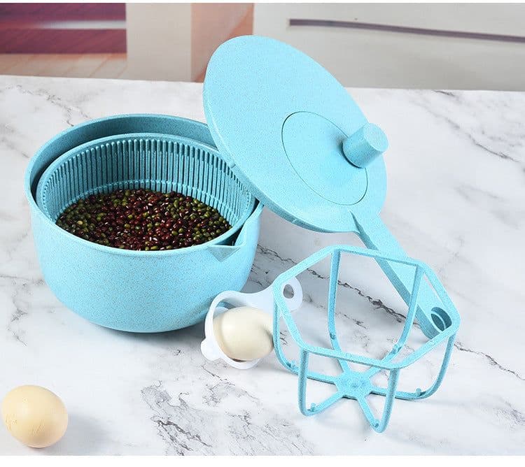 image-Vegetable Spinner, Kitchen Dehydrator, Fruit Salad Blender