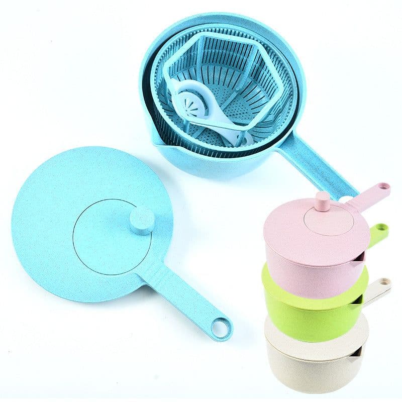 image-Vegetable Spinner, Kitchen Dehydrator, Fruit Salad Blender