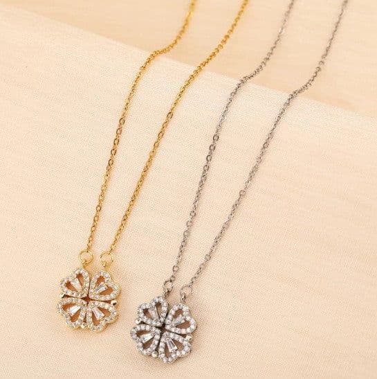 image-Huizhou Explosion Style Six Blue Rose Earrings & Necklace Jewelry Gift Box