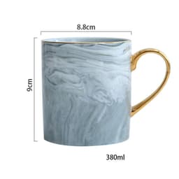 image-Marbled Ceramic Cup Creative Phnom Penh Mug Office Water Cup