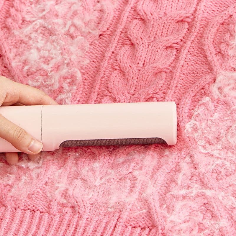 image-2-1 Reusable Pet Hair Remover Brush Lint Roller Portable Effective Self Cleaning Tool for Cat Dog Fur Hair Dust Removal Brush