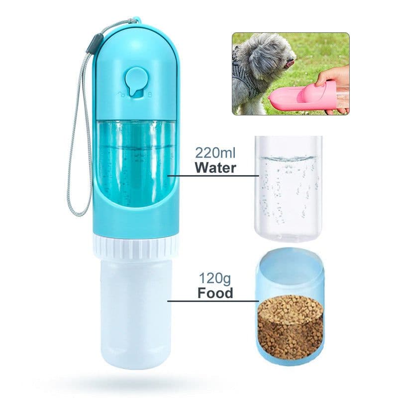 image-Outdoor Cat Drinking Water and Feeding Water Drinker Portable Pet Water Food Cup