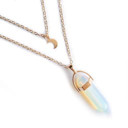 image-Moon Hexagonal Column Pendant