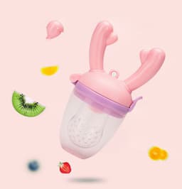 image-New Baby Fruit And Vegetable Bite Bite, Fruit Food Supplement, Bite Bag, Piglet Deer, Baby Bite Bite, Happy Factory