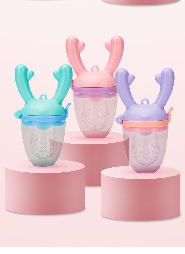 image-New Baby Fruit And Vegetable Bite Bite, Fruit Food Supplement, Bite Bag, Piglet Deer, Baby Bite Bite, Happy Factory
