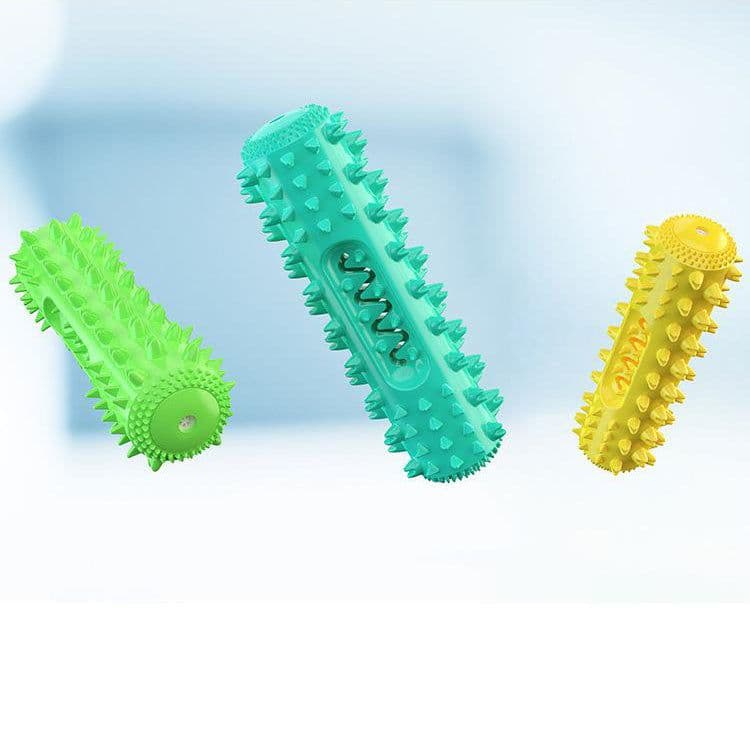 image-Pet Supplies Vocal Pet Dog Teething Stick Cleaning Dog Toothbrush Vent Chewing Dog Toy