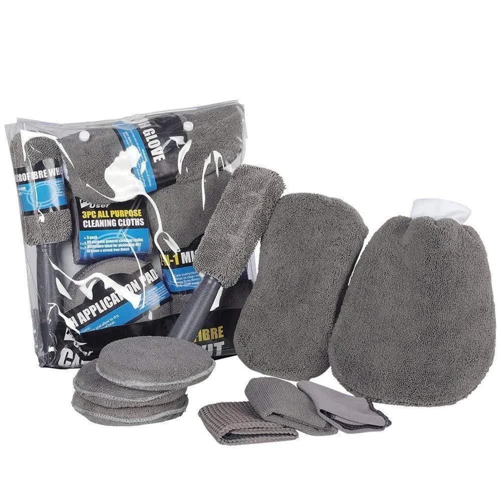 image-Car Wash Cleaning Nine-Piece Set Multifunctional Household Car Cleaning Gift Set