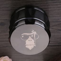 image-Round Metal Smoke Grinder, Zinc Alloy Crusher Grinder