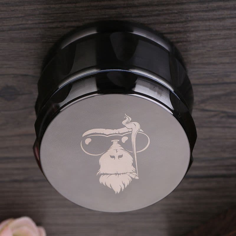 image-Round Metal Smoke Grinder, Zinc Alloy Crusher Grinder