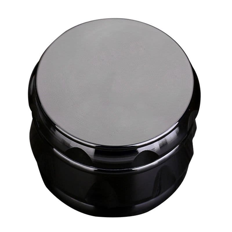 image-Round Metal Smoke Grinder, Zinc Alloy Crusher Grinder