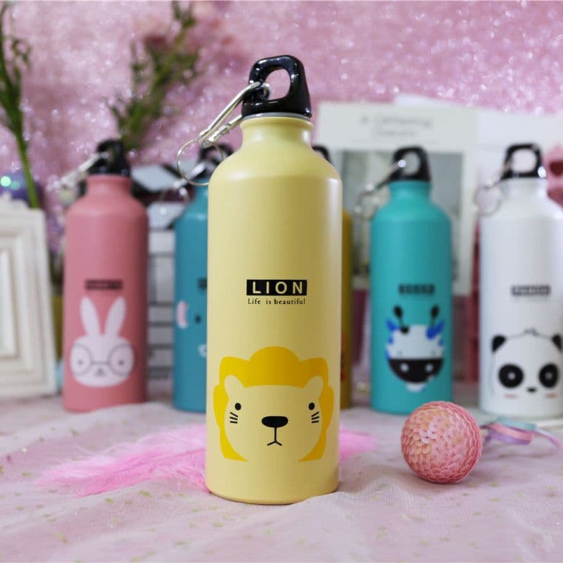 image-Stainless Steel Children's Water Cup Primary School Cute Water Bottle