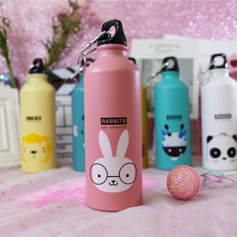 image-Stainless Steel Children's Water Cup Primary School Cute Water Bottle