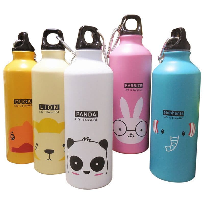 image-Stainless Steel Children's Water Cup Primary School Cute Water Bottle