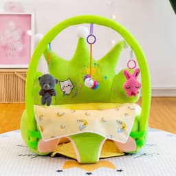 image-Baby Sofa Support Seat Cover Washable Toddlers Learning To Sit Plush Chair