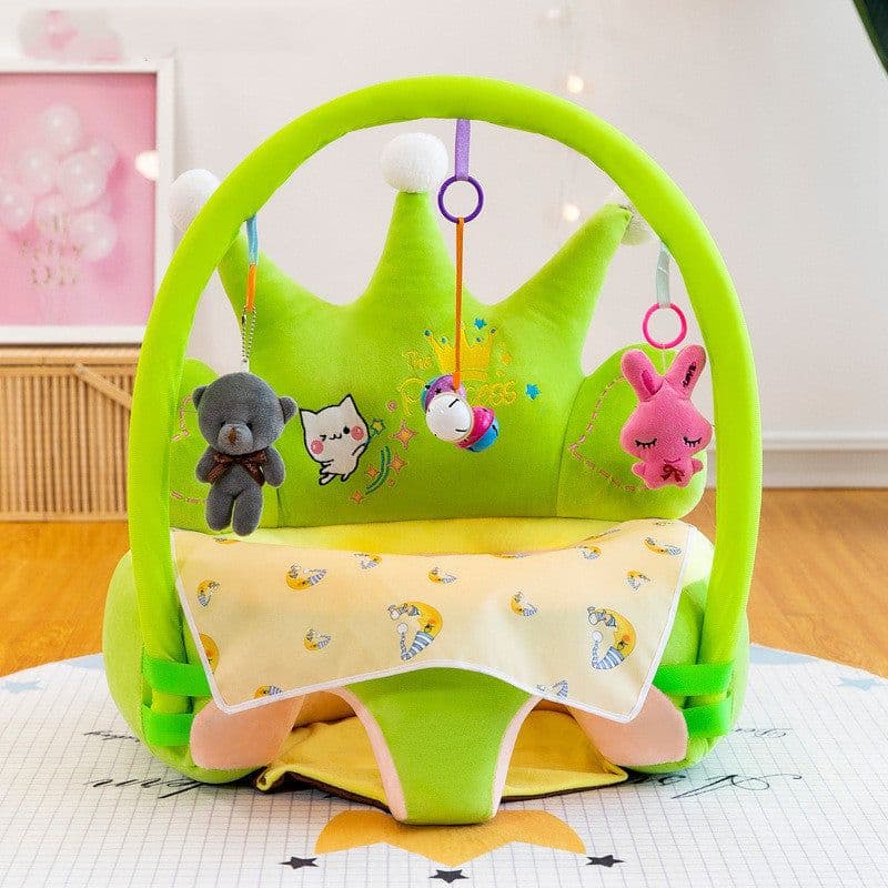 image-Baby Sofa Support Seat Cover Washable Toddlers Learning To Sit Plush Chair