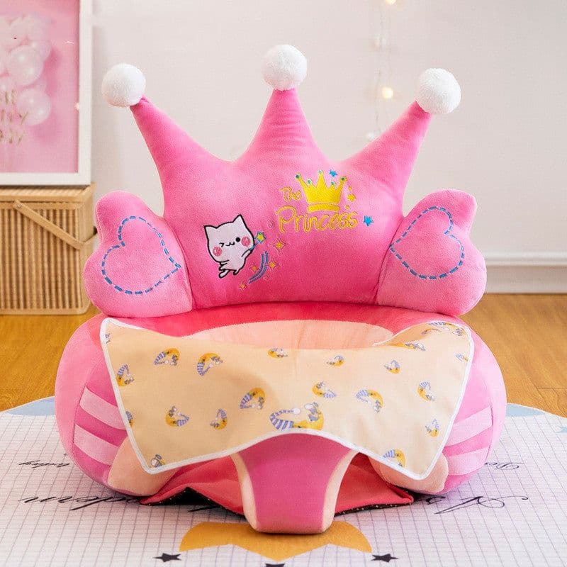 image-Baby Sofa Support Seat Cover Washable Toddlers Learning To Sit Plush Chair