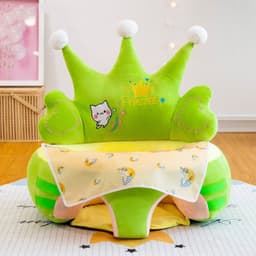 image-Baby Sofa Support Seat Cover Washable Toddlers Learning To Sit Plush Chair