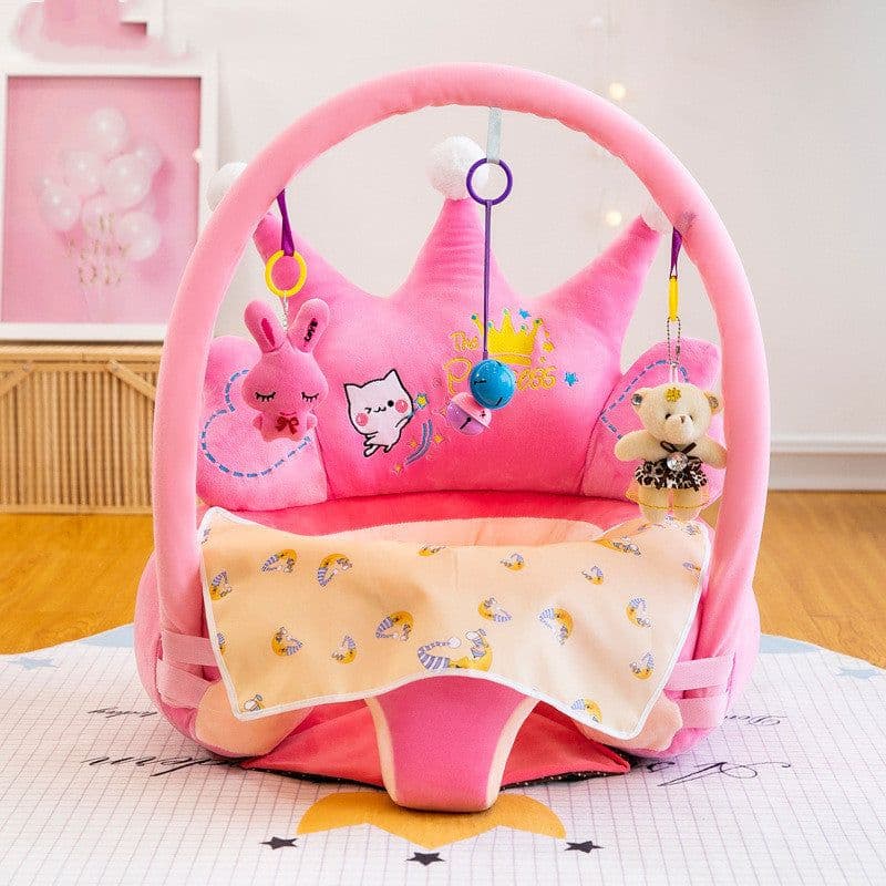image-Baby Sofa Support Seat Cover Washable Toddlers Learning To Sit Plush Chair