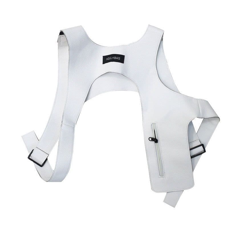 image-Tactical Function Vest Package Tooling TrendyBrand With PU Waistcoat Vest For Men And Women