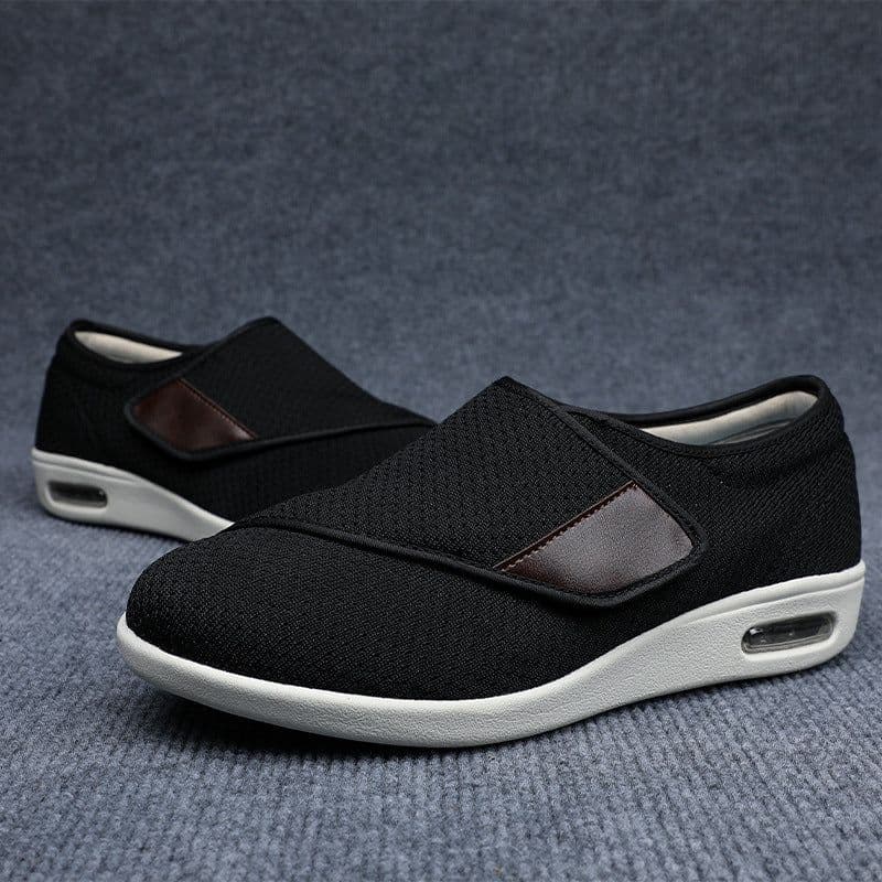 image-Youyun Velcro Casual Shoes - Black Summer