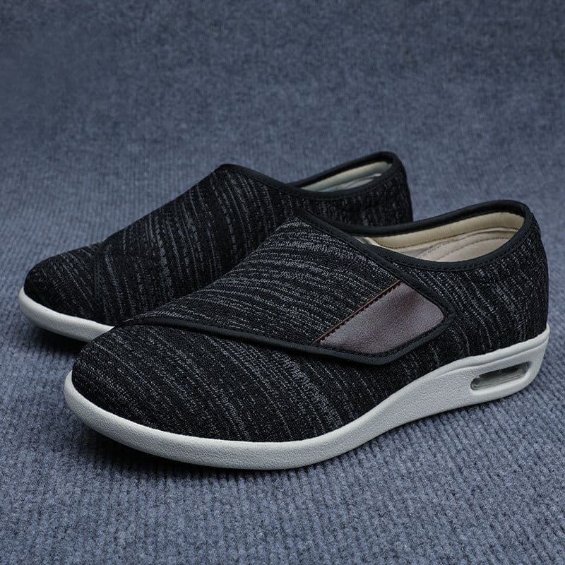 image-Youyun Velcro Casual Shoes - Black Summer